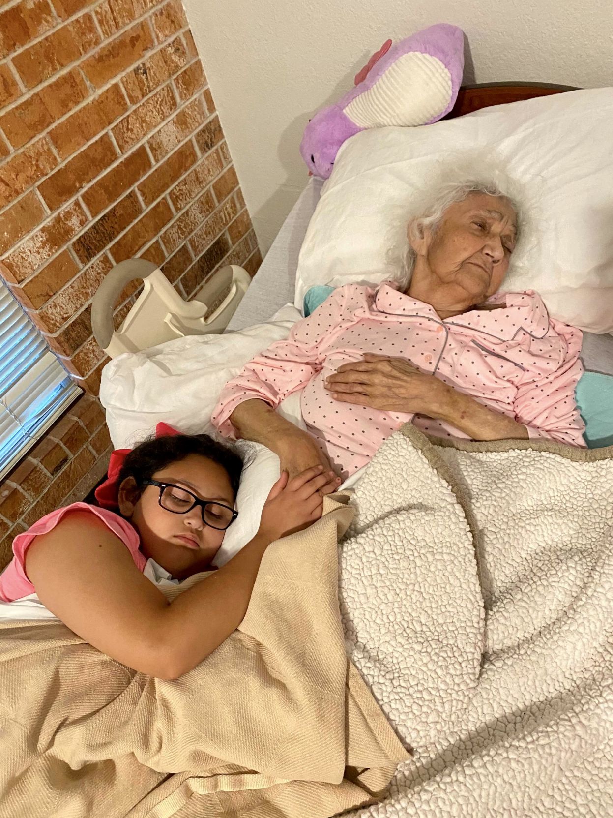 Lupe Cantu and her great-granddaughter